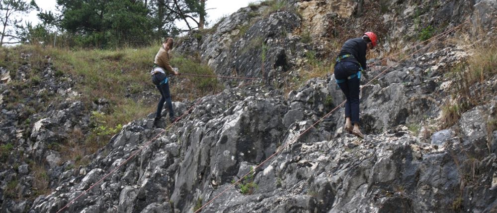 Klettern und Abseilen mieten in Blaustein