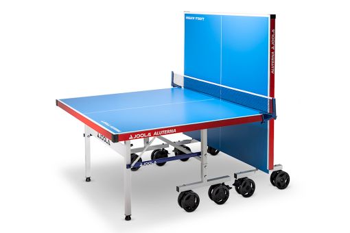 klappbare TISCHTENNISPLATTE inkl. Tischtennis Kellen mieten – 3