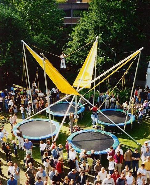 4in1 Bungee Trampolin - Quadrojumper -  High Jumper -Bungee Trampolin mieten – 2