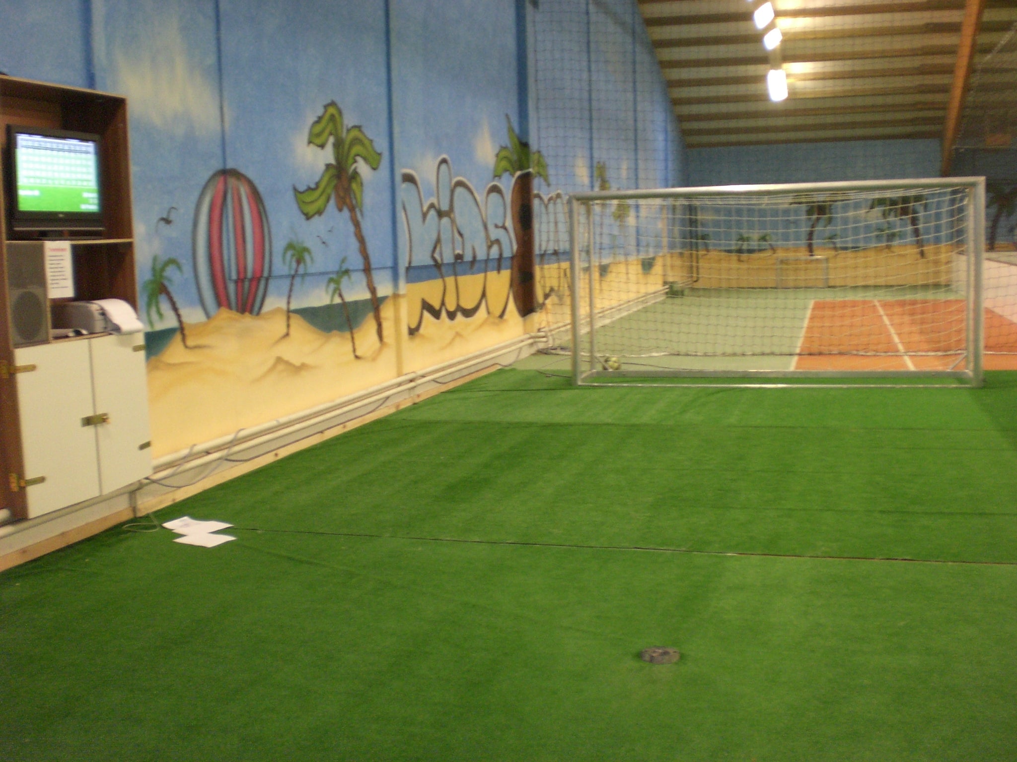 Elektronisches Fußballtor mieten