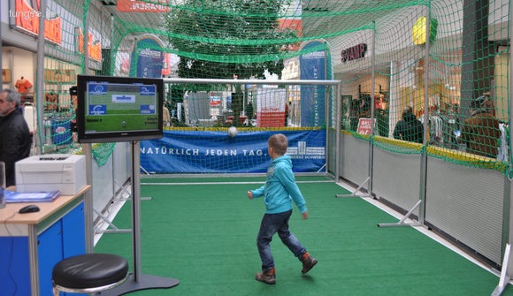 Elektronisches Fußballtor mieten – 3