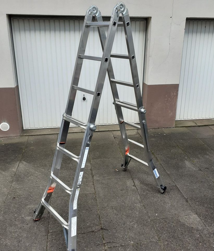 Sprossen Gelenk Teleskopleiter m 4 Holmverläng mieten in Hamburg