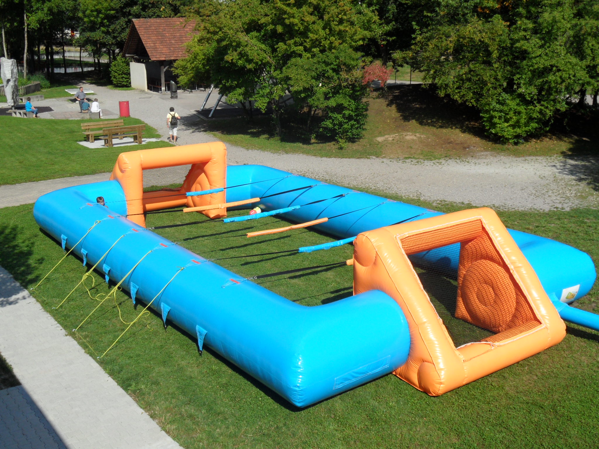 Human Fussball Kicker mieten bei Axess (Inhaber/Kontakt Daniel Häfliger)