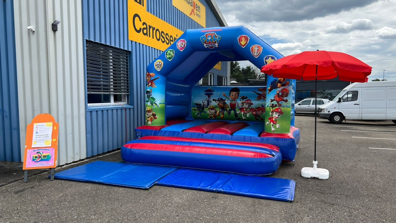 Huepfburg Paw Patrol mieten bei Axess (Inhaber/Kontakt Daniel Häfliger)