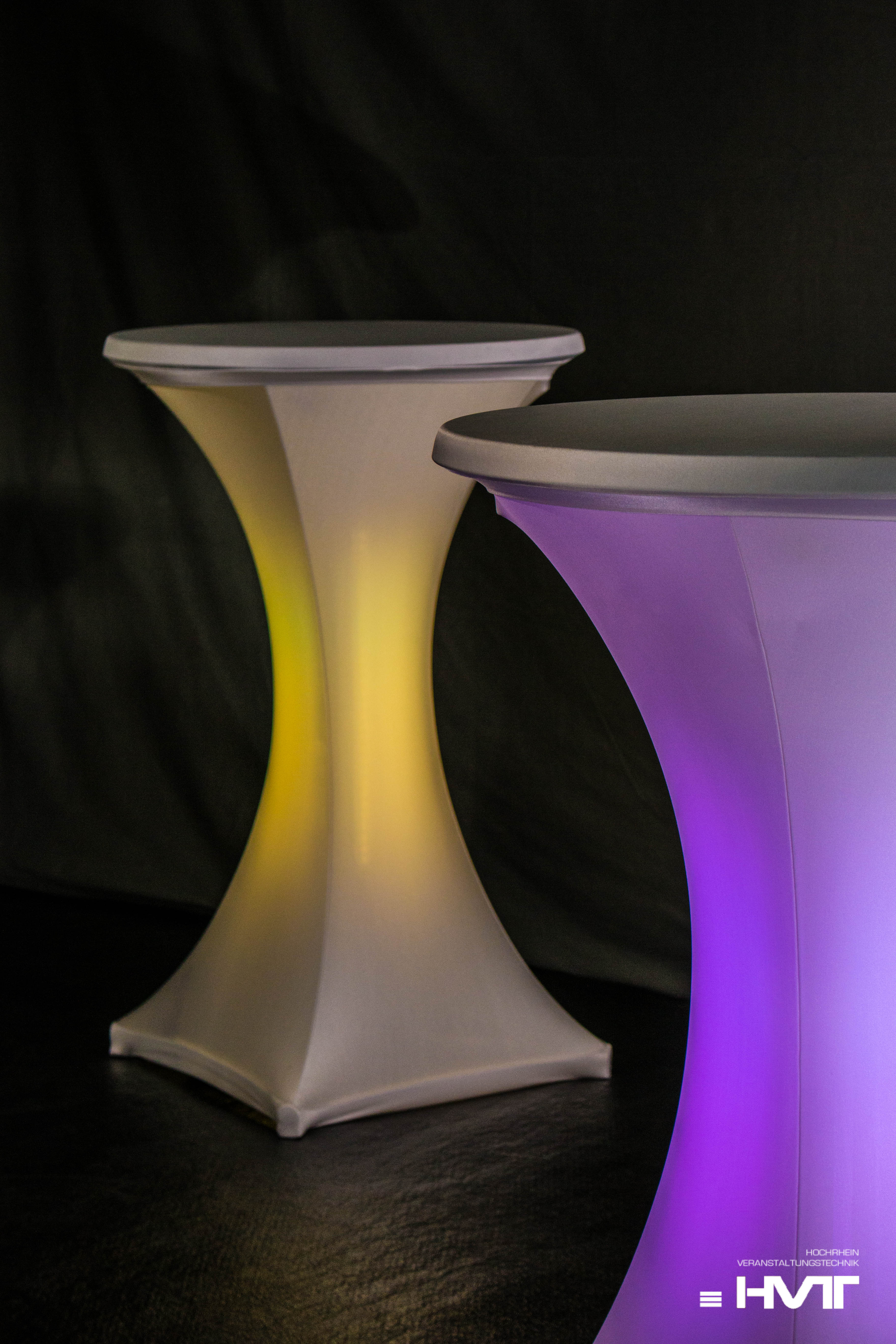 Stehtisch inkl. LED Beleuchtung und Husse – 2