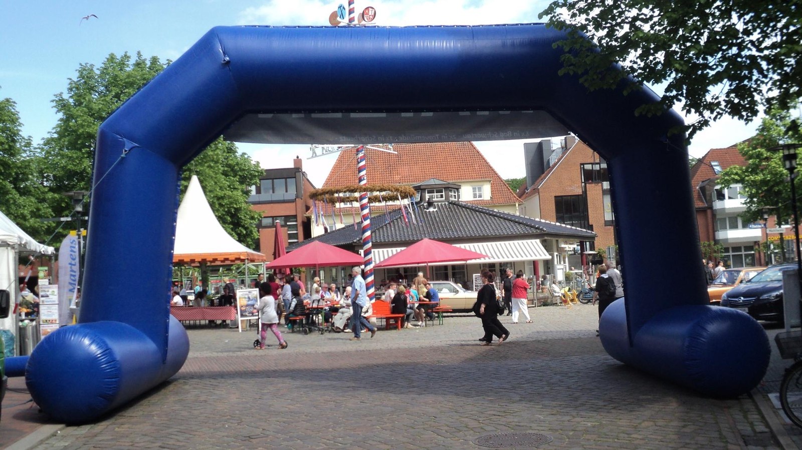 Start- Zielbogen / Torbogen mieten in Stockelsdorf