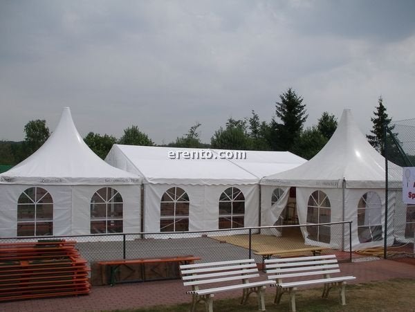Partyzelt, Bierzelt, Festzelt, Hochzeit ,weiß mit Fenster – 2