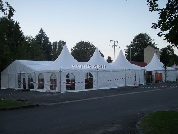 Partyzelt, Bierzelt, Festzelt, Hochzeit ,weiß mit Fenster – 3