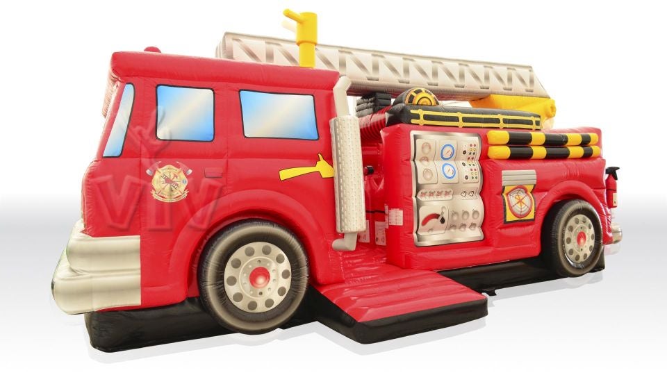 Hüpfburg Feuerwehr XXL
