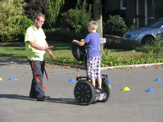 Segwayfahren / Parcours mit Segways für Veranstaltungen, Messen und Events mieten
