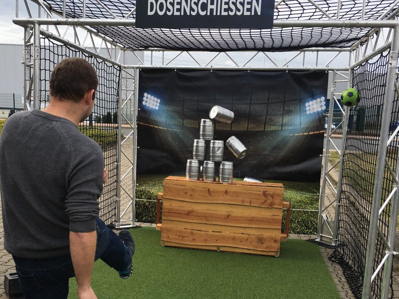 Dosenschiessen / Fußball Zielschiessen buchen