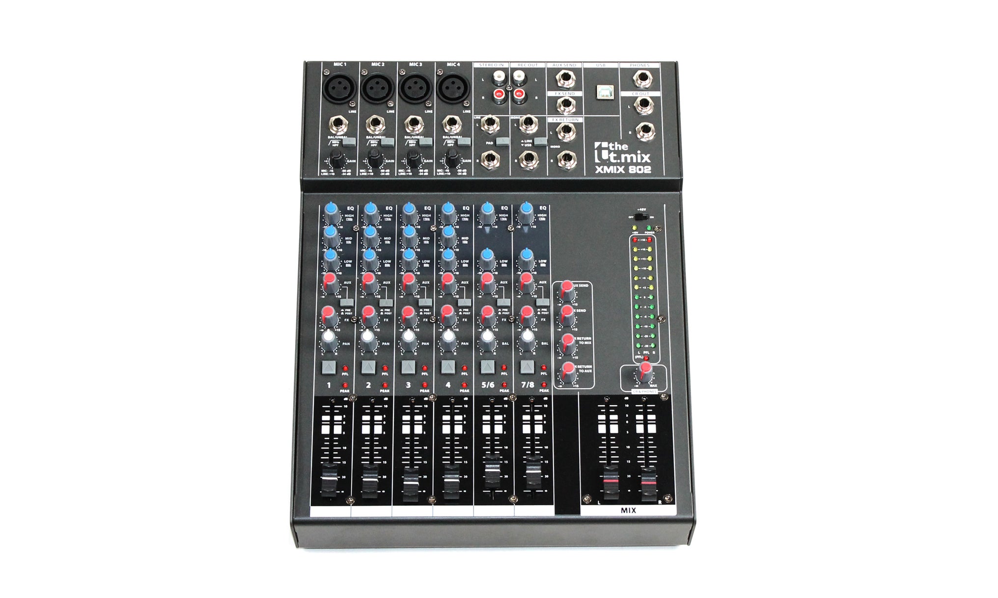 8-Kanal Mischpult - the t.mix xmix 802 USB – 3