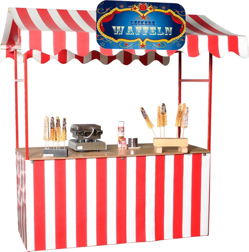 Waffelbäckerei (Waffeleisen inkl. 300 Waffeln am Stiel + Zubehör) mieten – 2
