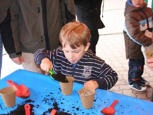Kleingärtner Aktion / Pflanzaktion für Kinder und Erwachsene mieten – 2