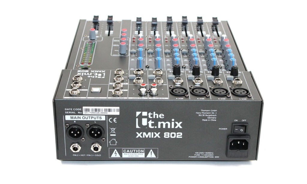 8-Kanal Mischpult - the t.mix xmix 802 USB – 2