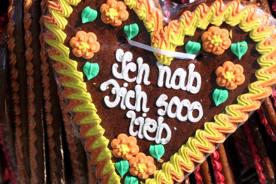 Lebkuchenherzen - Mix (100 verschiedene Lebkuchenherzen) – 3