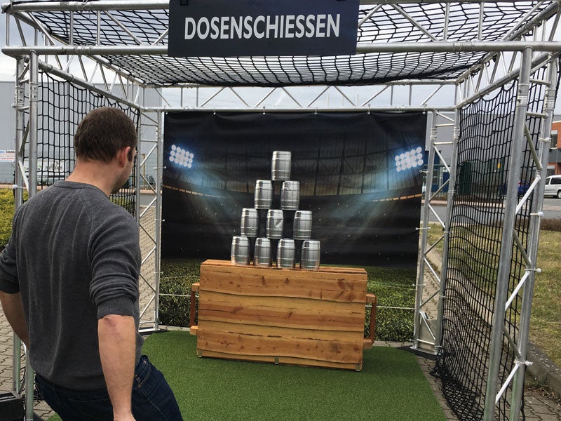Dosenschiessen / Fußball Zielschiessen buchen – 3