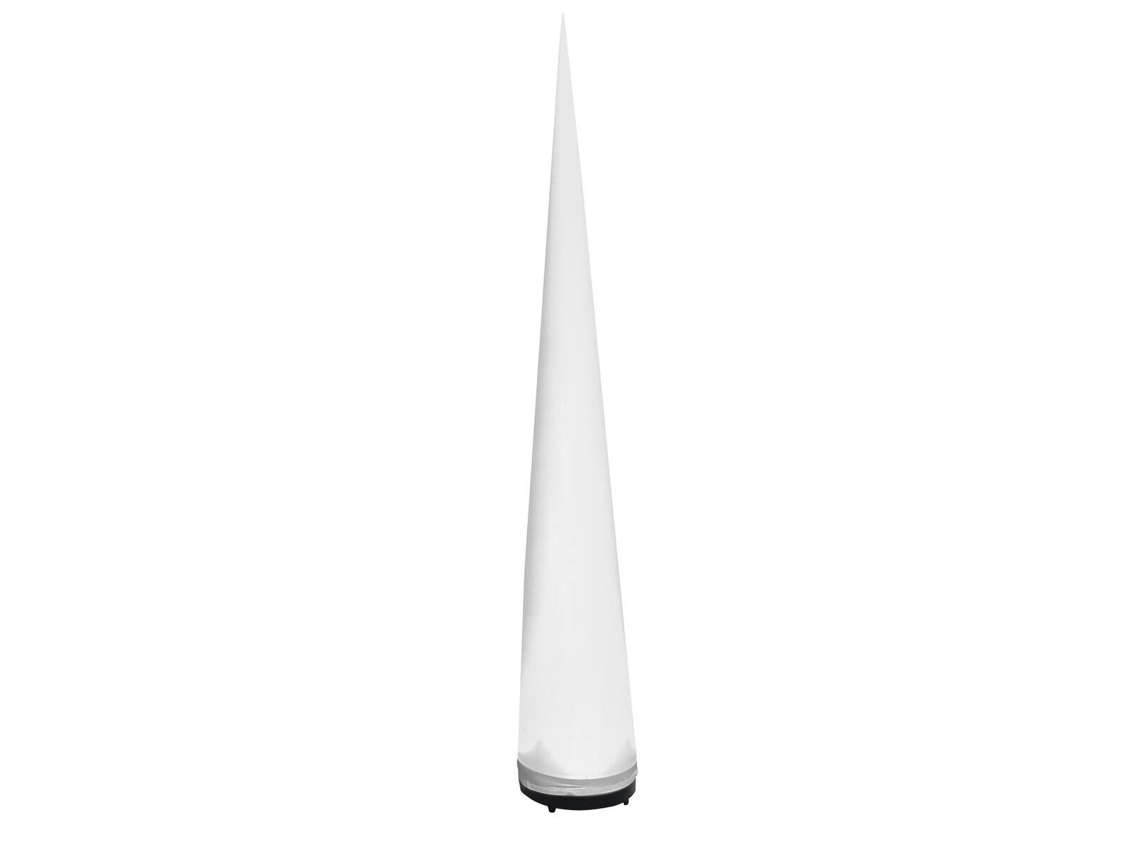 Aircone-Set weiss 3m hoch (2 Stück) , Lichteffekt, Leuchtsäule, Dekoeffekt, Lichtkegel – 2