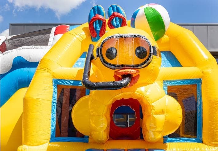 Hüpfburg Quietscheente | Luftburg Spielparadies für Kinder – 2