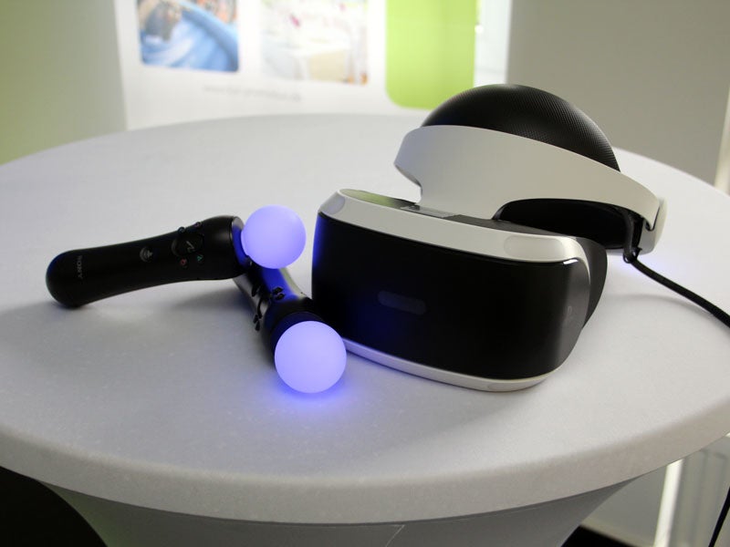 Spielstation mit Gamingkonsole und  VR-Brille für Events mieten – 3