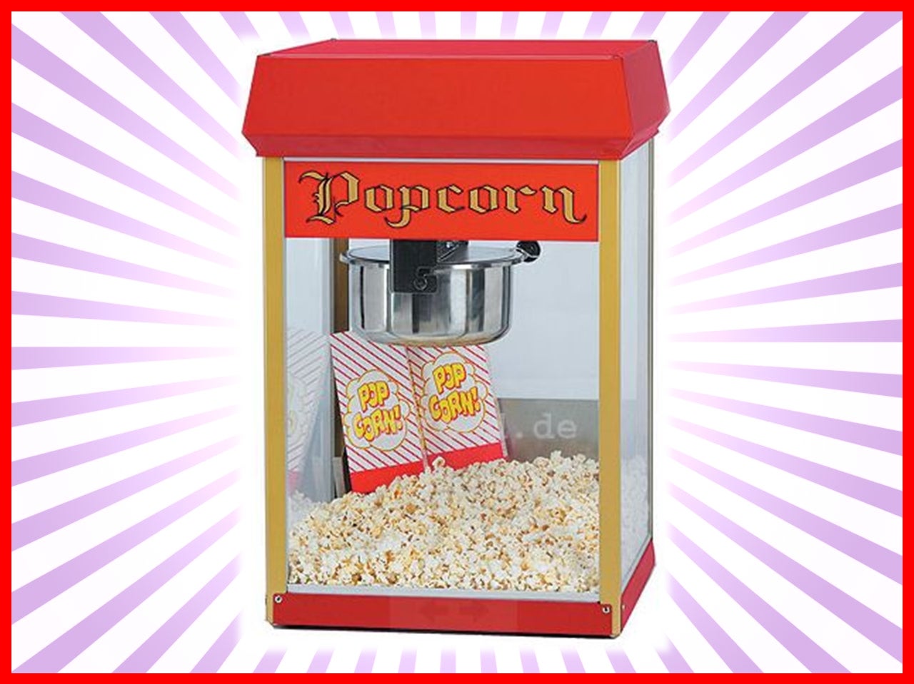 Popcornmaschine oder Zuckerwatte