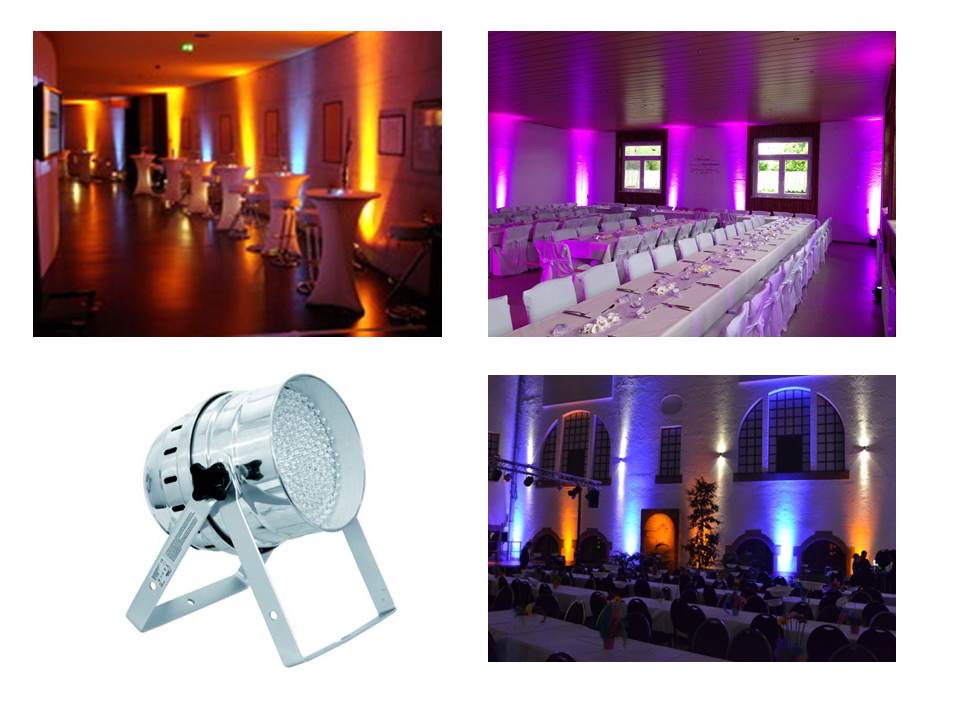 LED Floorspots Dekobeleuchtung für Indoor, Outdoor auch mit Akku
