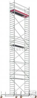Fahrgerüst Arbeitsbühne 75x285cm Arbeitshöhe 12,6m