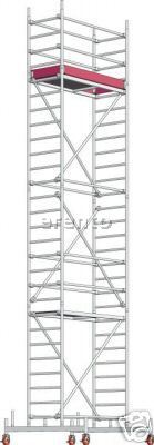Rollgerüst Arbeitsbühne 0,75x1,8 Arbeitshöhe 8,3m