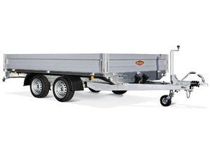 Tandem-Anhänger 2,7t, Hochlader 180x414cm Ladefläche, offen