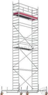 Fahrgerüst Arbeitsbühne 75x285cm Arbeitshöhe 9,6m