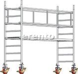 Fahrgerüst Arbeitsbühne 75x285cm Arbeitshöhe 3,5m