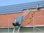Solarlift zum Transport von Photovotaikmodulen und Solarelementen