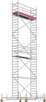 Fahrgerüst Arbeitsbühne 75x285cm Arbeitshöhe 10,6m