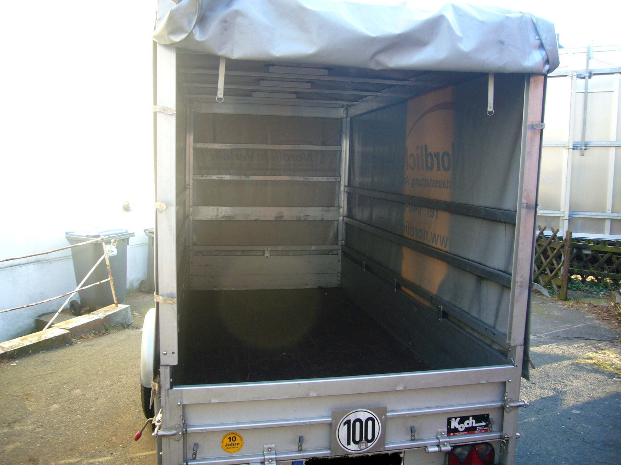 Planenanhänger, Anhänger, Einachser 100 km/h – 2