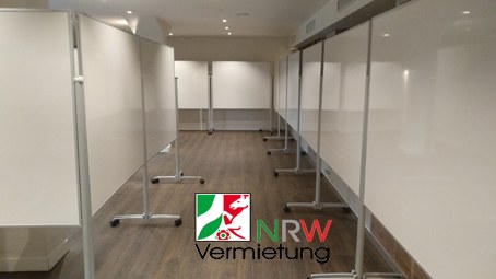 Business Version in Perfektion! Stellwand weiss (Magnetische Design Fu mieten in Wesel