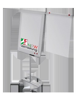 Mobile Flipchart (Profi-/ Luxus Flipchart) magnetisch und beschreibbar mieten in Wesel