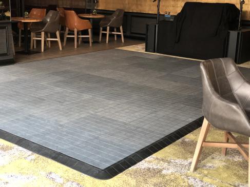 9,5 m x 9,5 m  Tanzboden / Tanzfläche / Zeltboden / Messebelag / Hygieneboden  / Hallenboden / Allzweckboden / Tanzparkett / Multifunktionsboden – 2