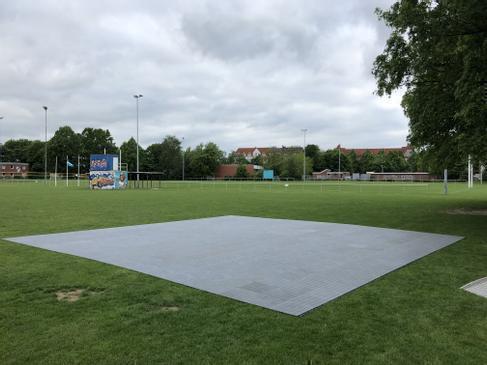 5 m x 5 m Tanzfläche / Tanzparkett / Multifunktionsboden / Zeltboden / Messebelag / Hygieneboden / Hallenboden / Allzweckboden / Tanzboden