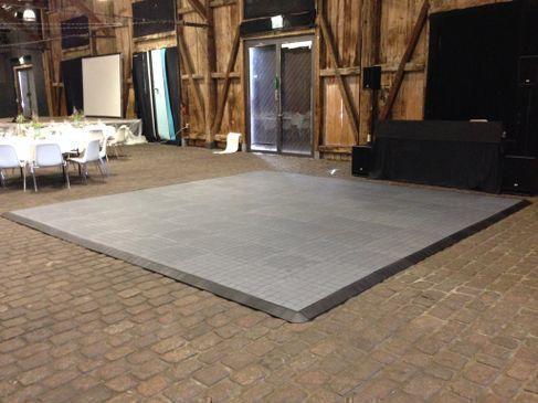 5 m x 5 m Tanzfläche / Tanzparkett / Multifunktionsboden / Zeltboden / Messebelag / Hygieneboden / Hallenboden / Allzweckboden / Tanzboden – 3