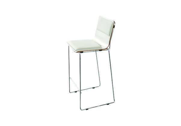 Barhocker LITTLE ZOE, polarweiß, weißes Sitzpolster mieten
