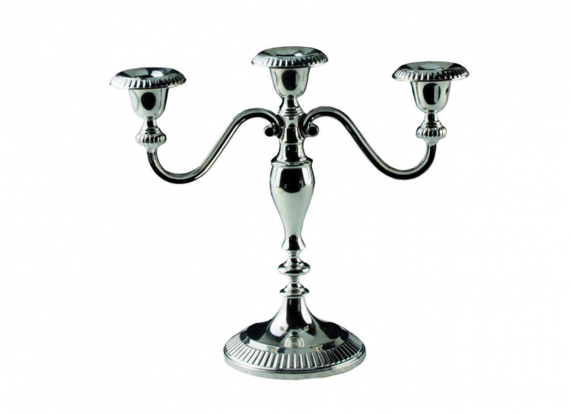 Kerzenleuchter, 3-armig, 24 cm mieten
