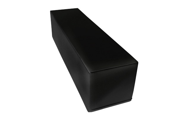 Loungebank, schwarz mieten