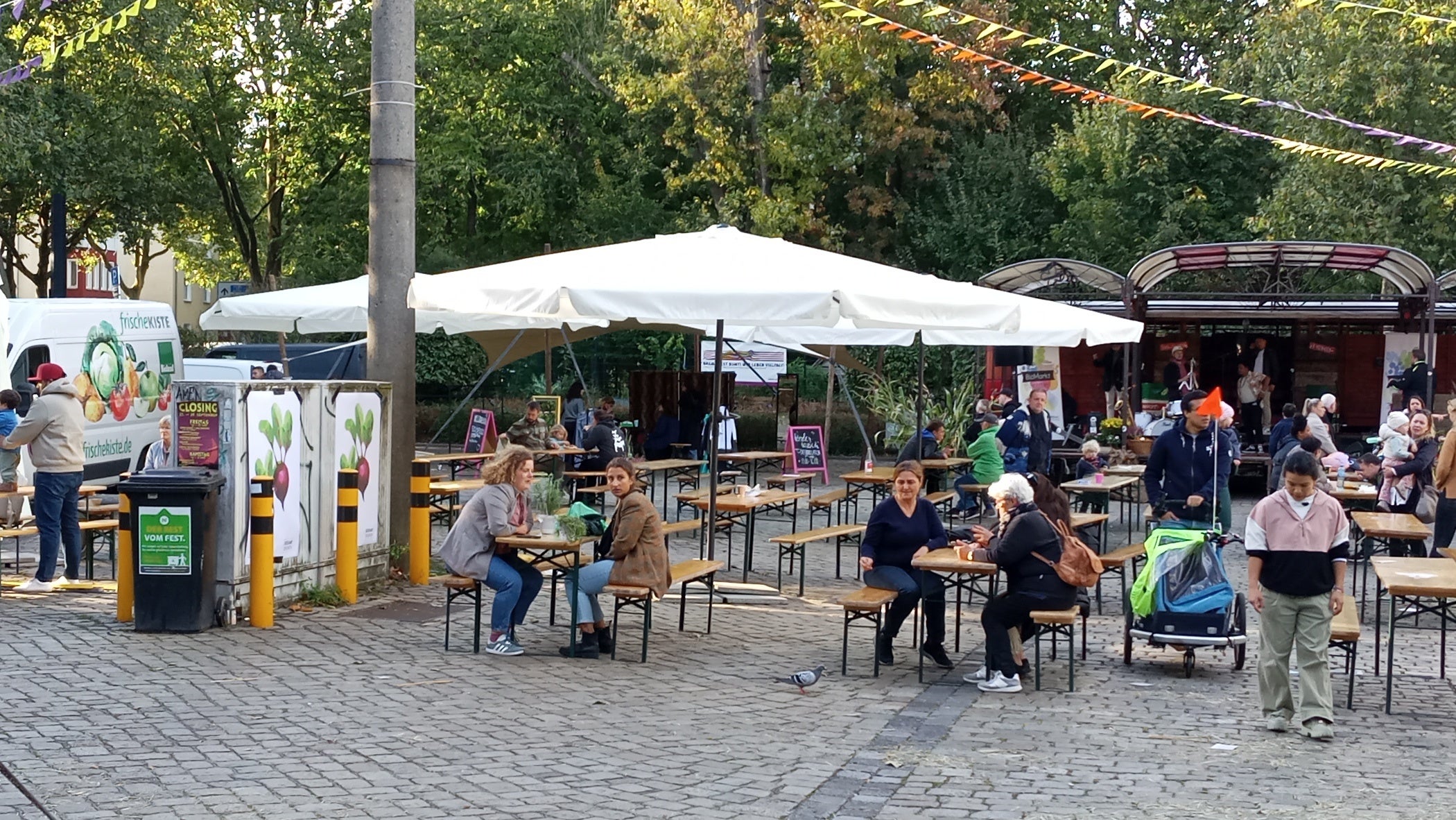 Ampelschirm 5 Meter – Marktschirm, Terrassenschirm, Gartenparasol, Sonnenschutz aus Aluminium