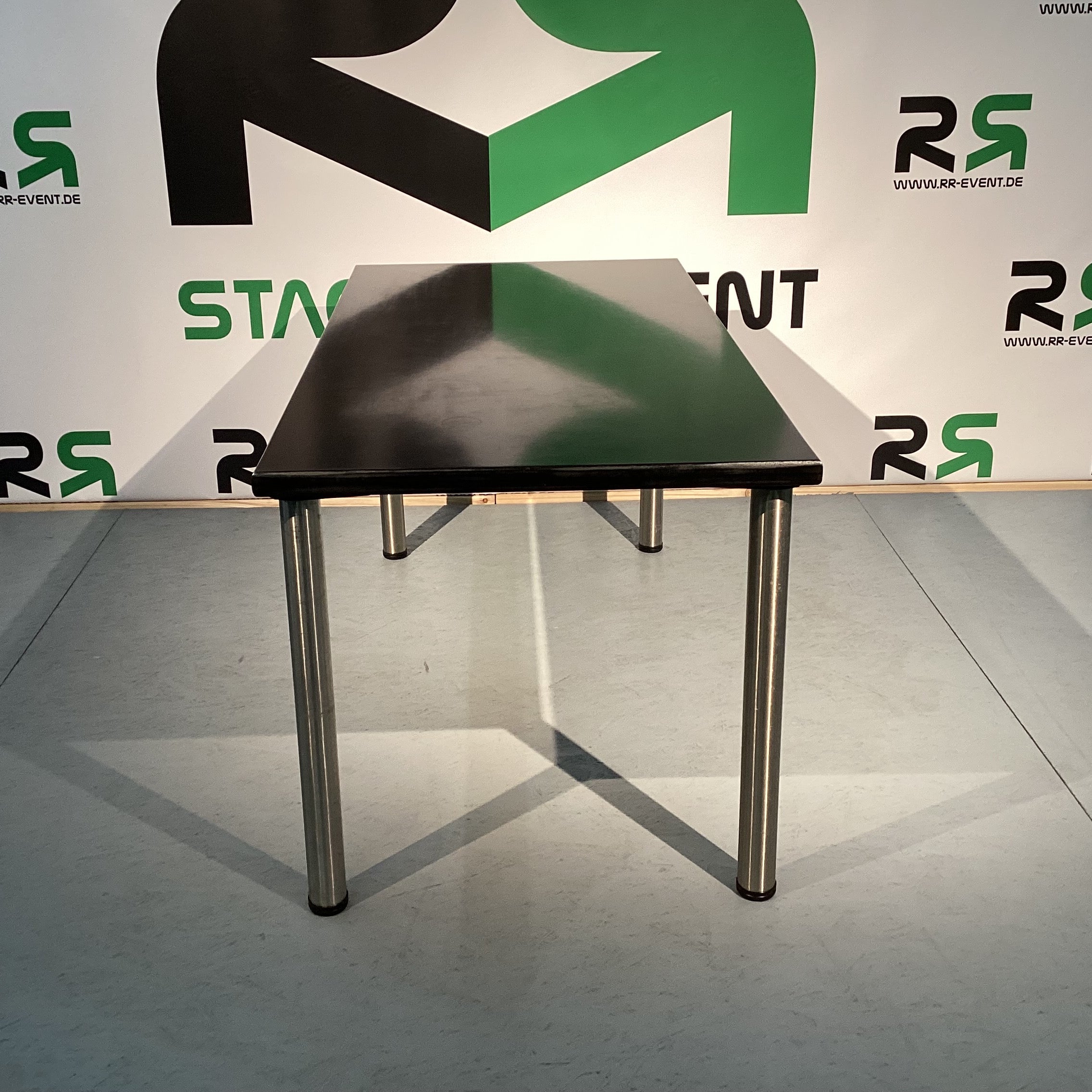 Tisch Banketttisch rechteckig schwarz 160 x 80 cm – 2