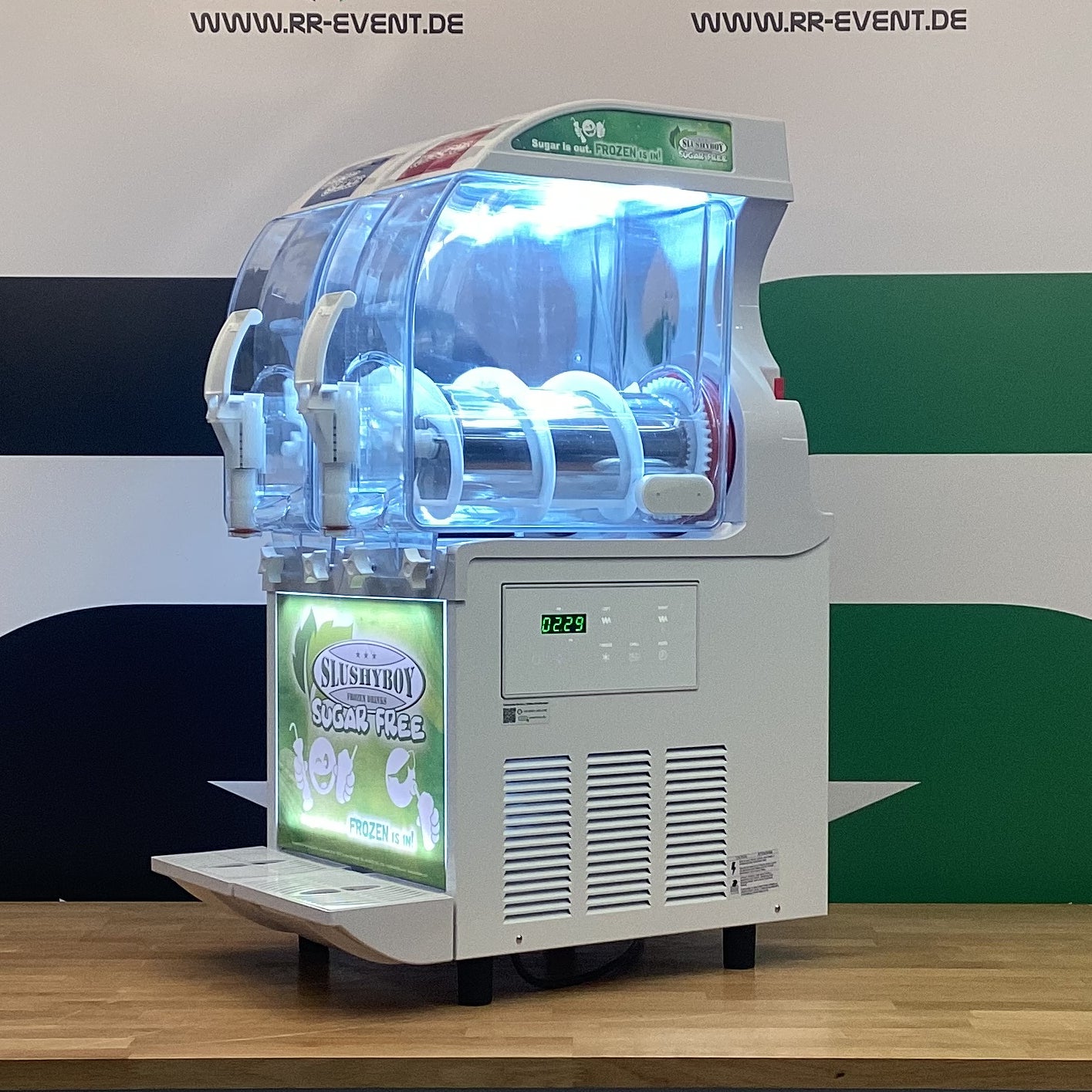 Slush-Eismaschine 2×11 L – Power Slusher ECO, -10 °C, Profi – 2