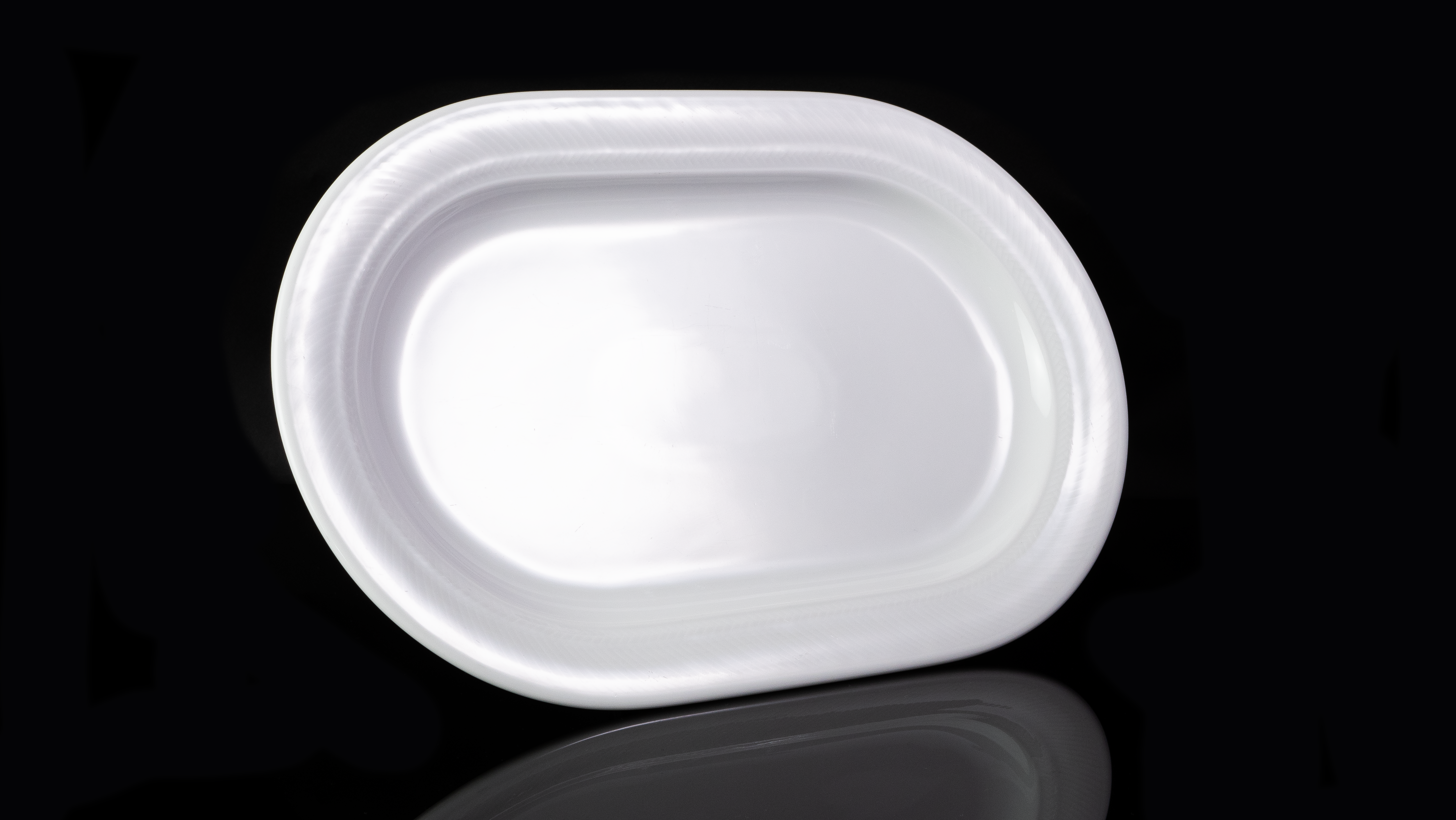 Mietgeschirr Excusiv Platte oval, 37cm mieten bei der Spülkiste