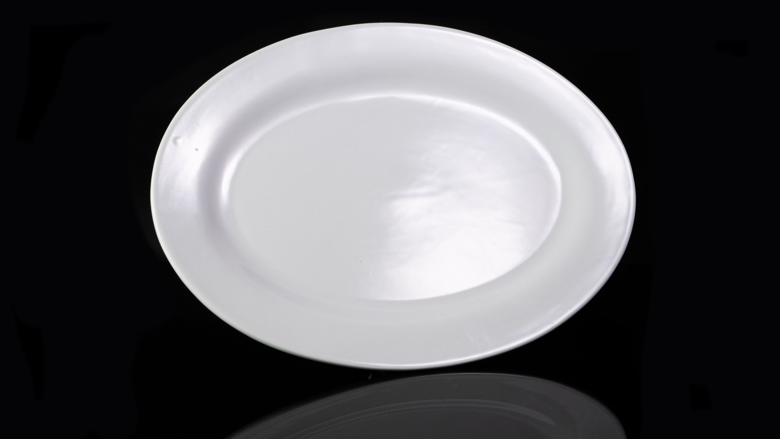 Mietgeschirr Platte oval, 35cm mieten bei der Spülkiste