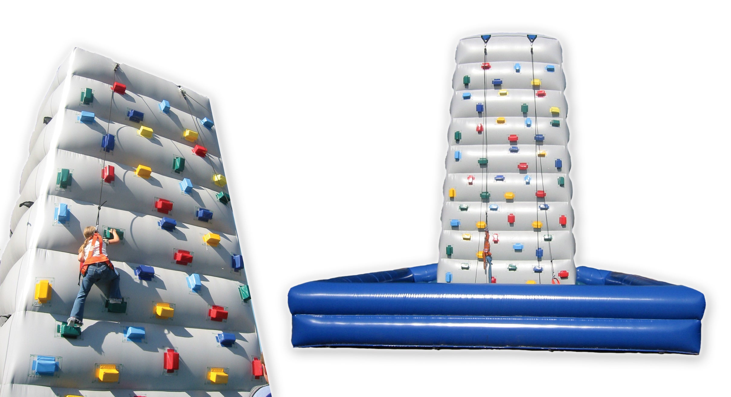 Kletterwand "Eiger-Nordwand" mieten – aufblasbare Kletterwand für 2 – 2