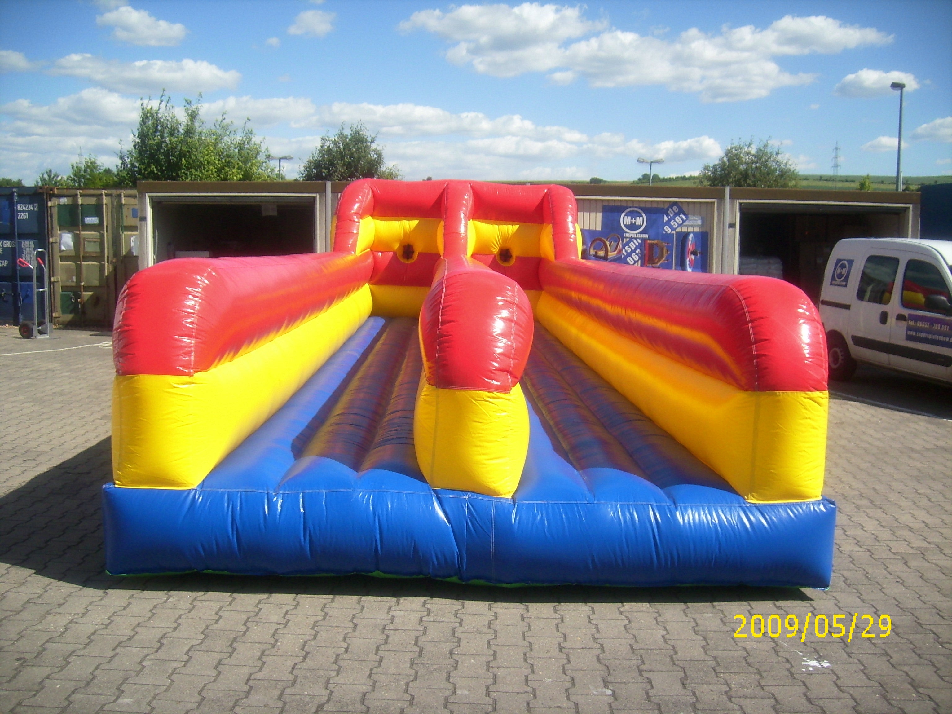 Bungee Run mieten – Bungeerun für 2 Spieler, Event-Attraktion – 2
