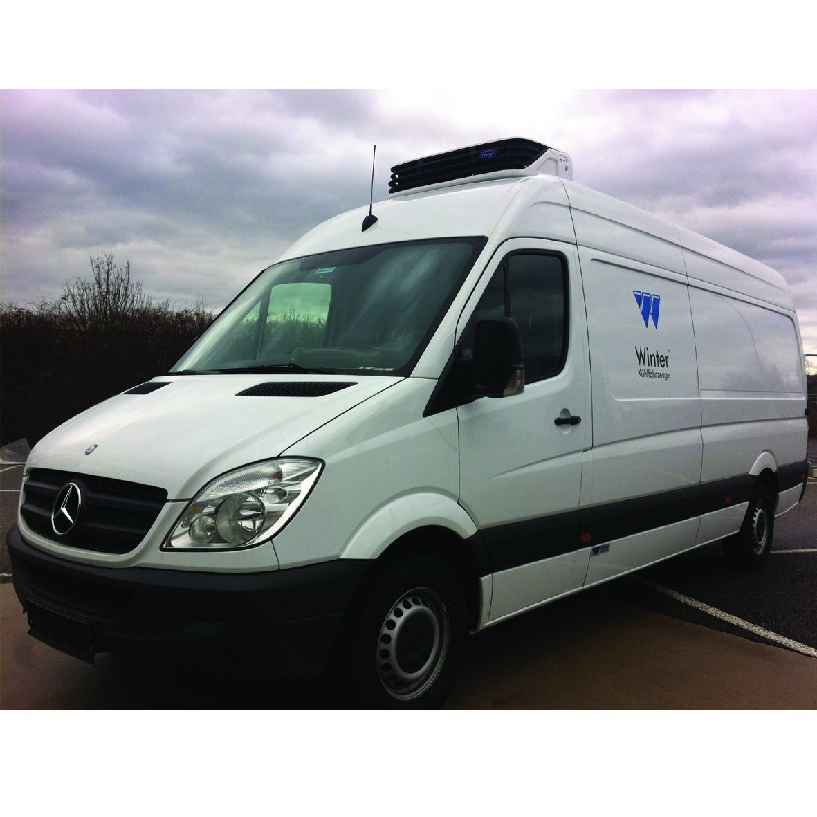 Transporter, Mercedes Benz Sprinter 313 CDI, Maxi, Hochdach, Langzeitmiete, Tiefkühlfahrzeug, Kühlfahrzeug, Frischdienst Fahrzeug mit Kühlung und Heizung im Laderaum, Tiefkühlfahrzeug, Kastenwagen l